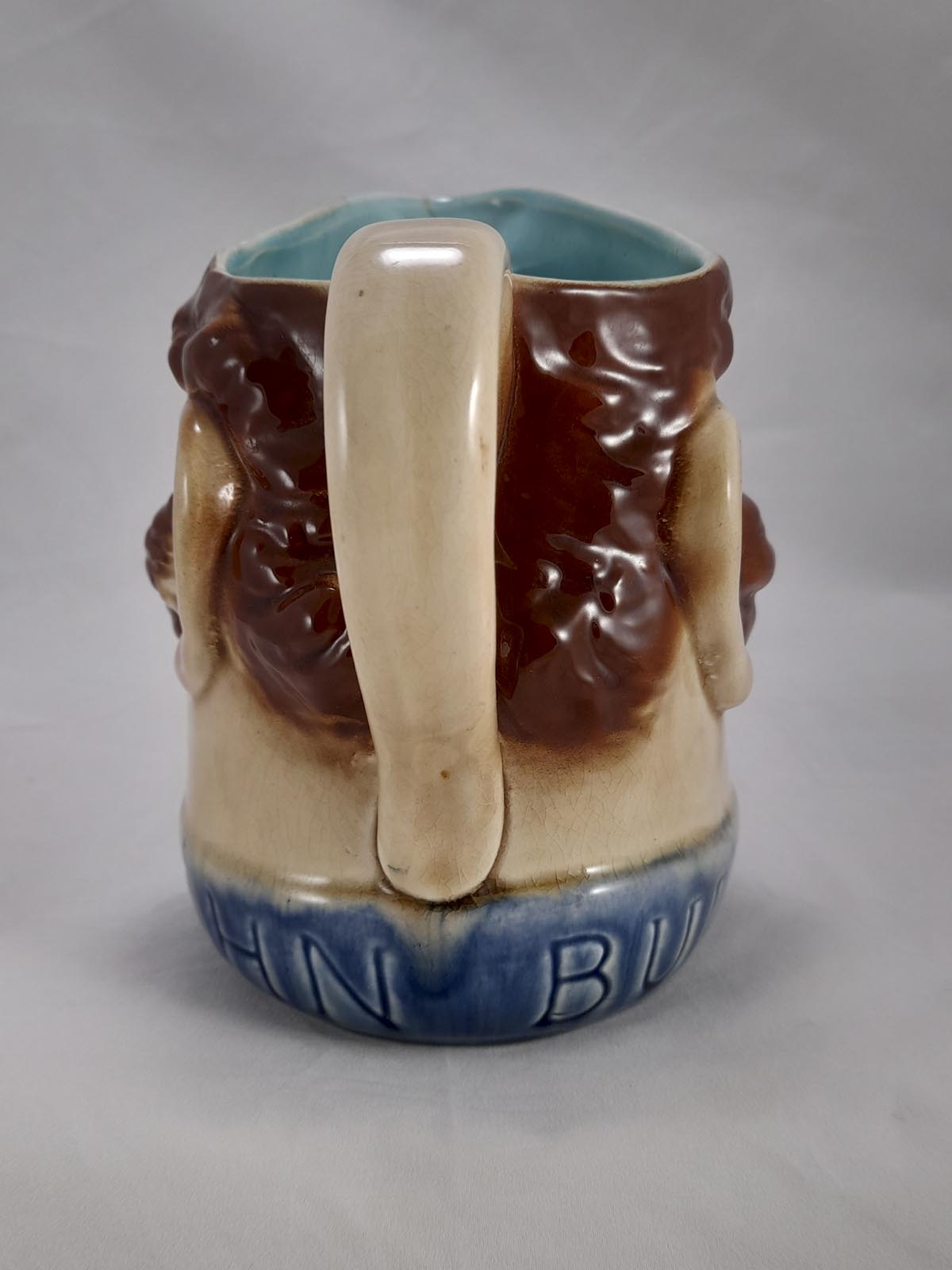 French Sarreguemines Character Jug “John Bull” - Image 7