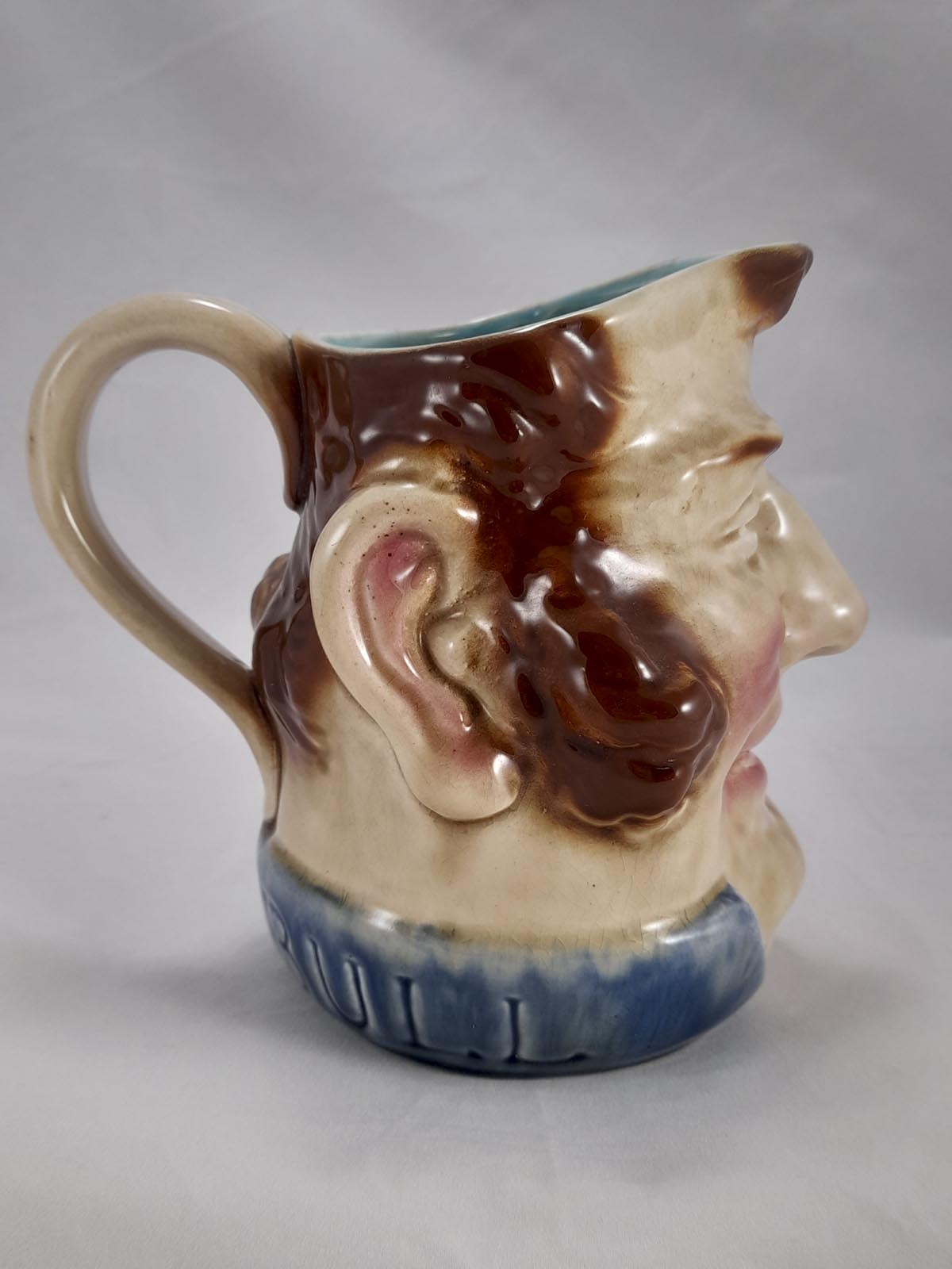 French Sarreguemines Character Jug “John Bull” - Image 6