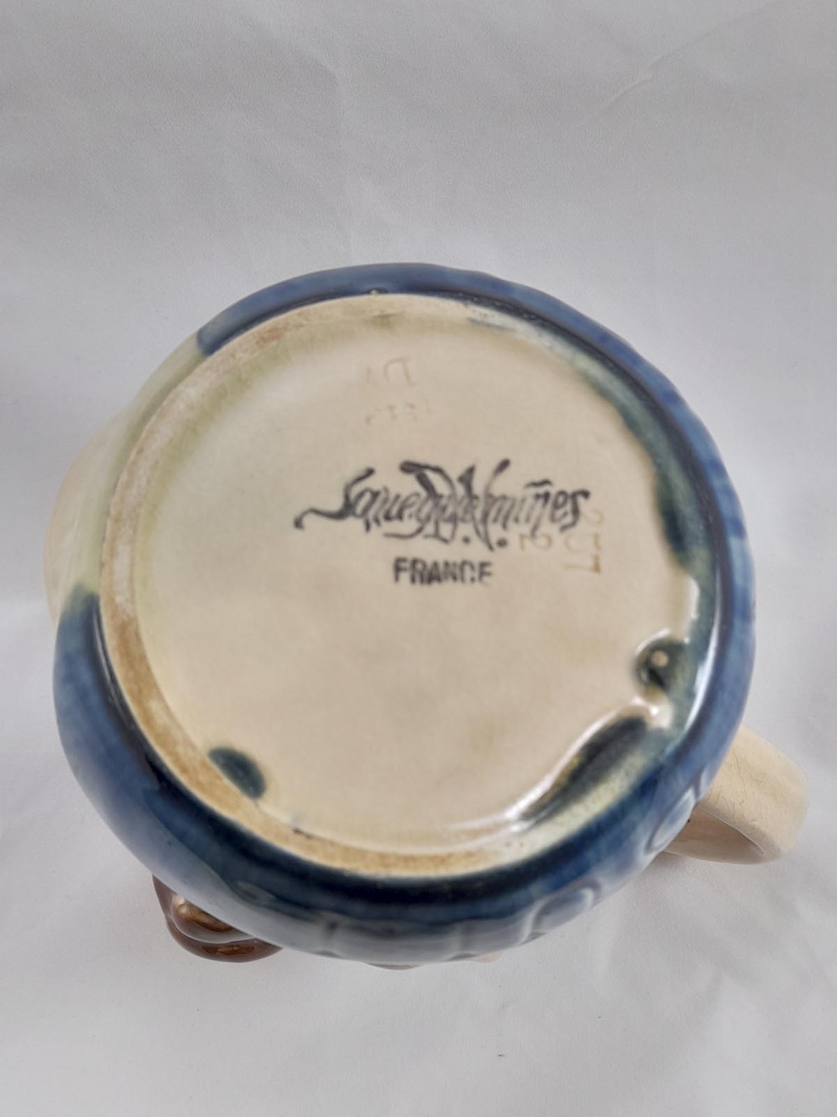 French Sarreguemines Character Jug “John Bull” - Image 4