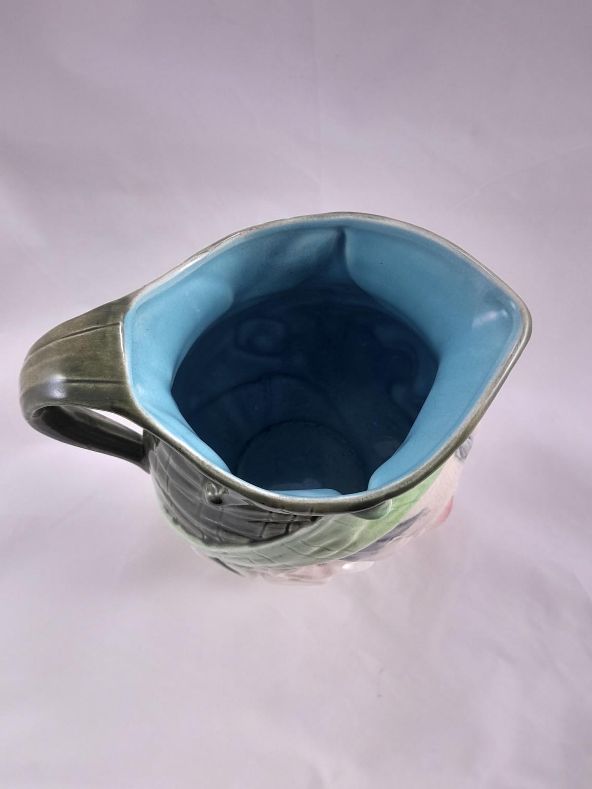 French Sarreguemines Character Jug “The Jester” - Image 4