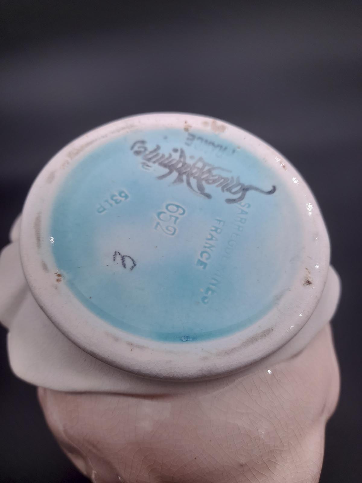 French Sarreguemines Character Jug “The Jester” - Image 3