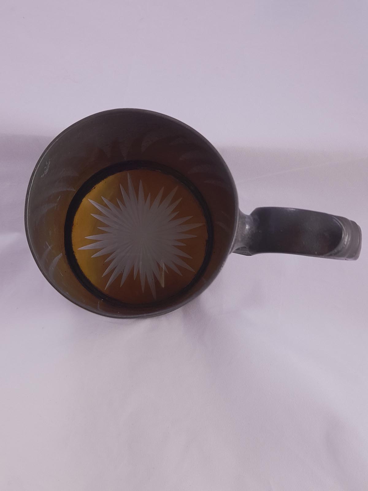 Victorian Pewter Tankard by Watts & Harton - Image 3