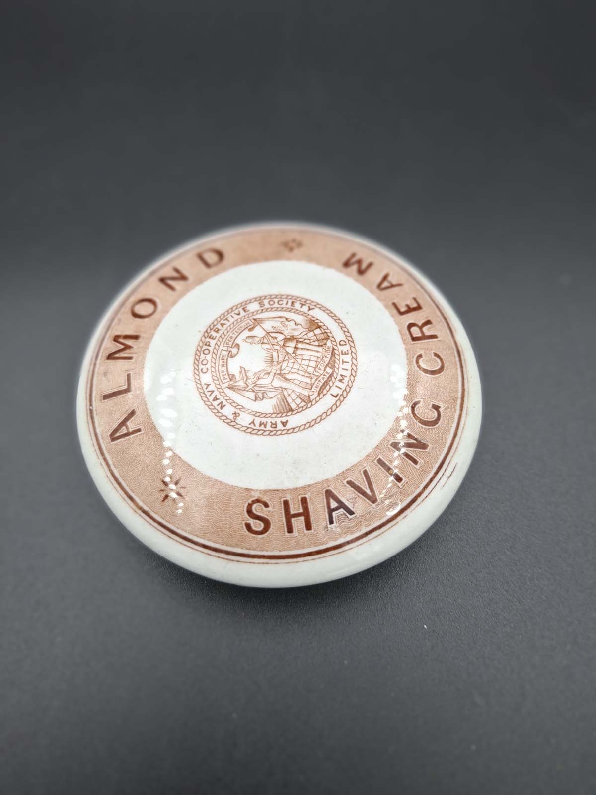 Almond Shaving Cream Pot Lid - Image 2