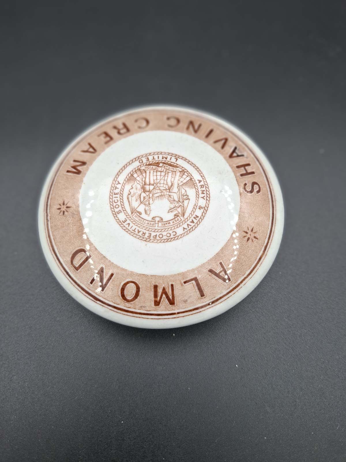 Almond Shaving Cream Pot Lid - Image 3