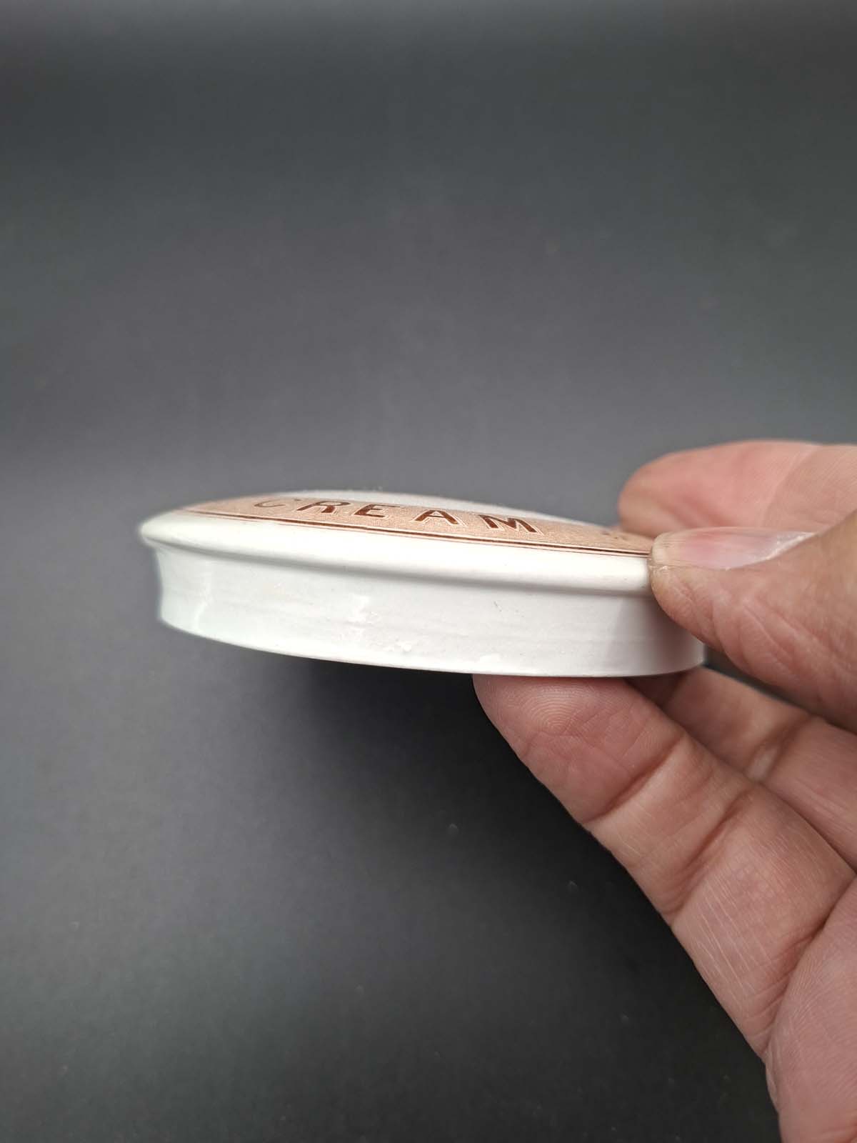 Almond Shaving Cream Pot Lid - Image 5