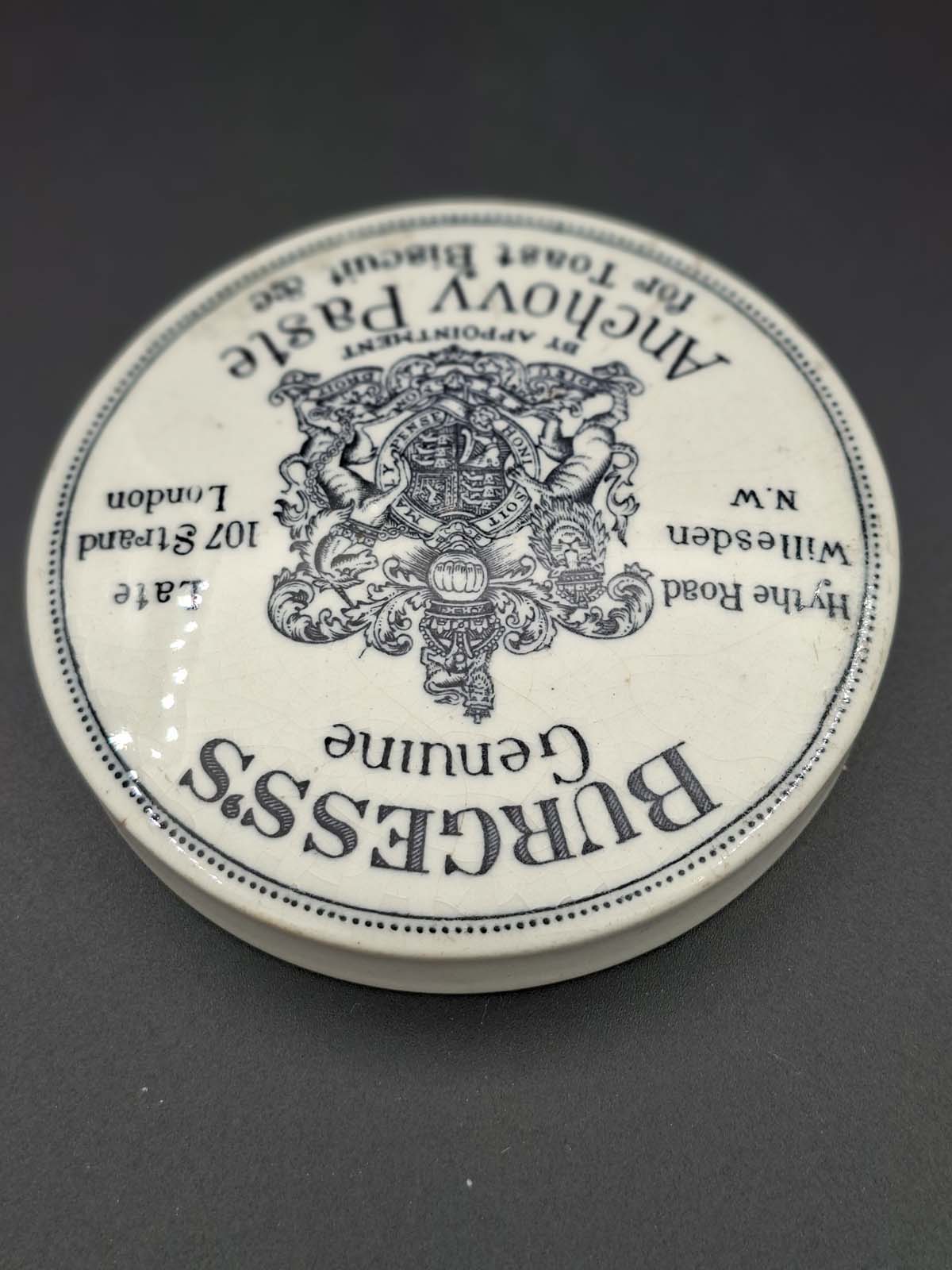 Burgess’s Anchovy Paste Pot Lid - Image 3