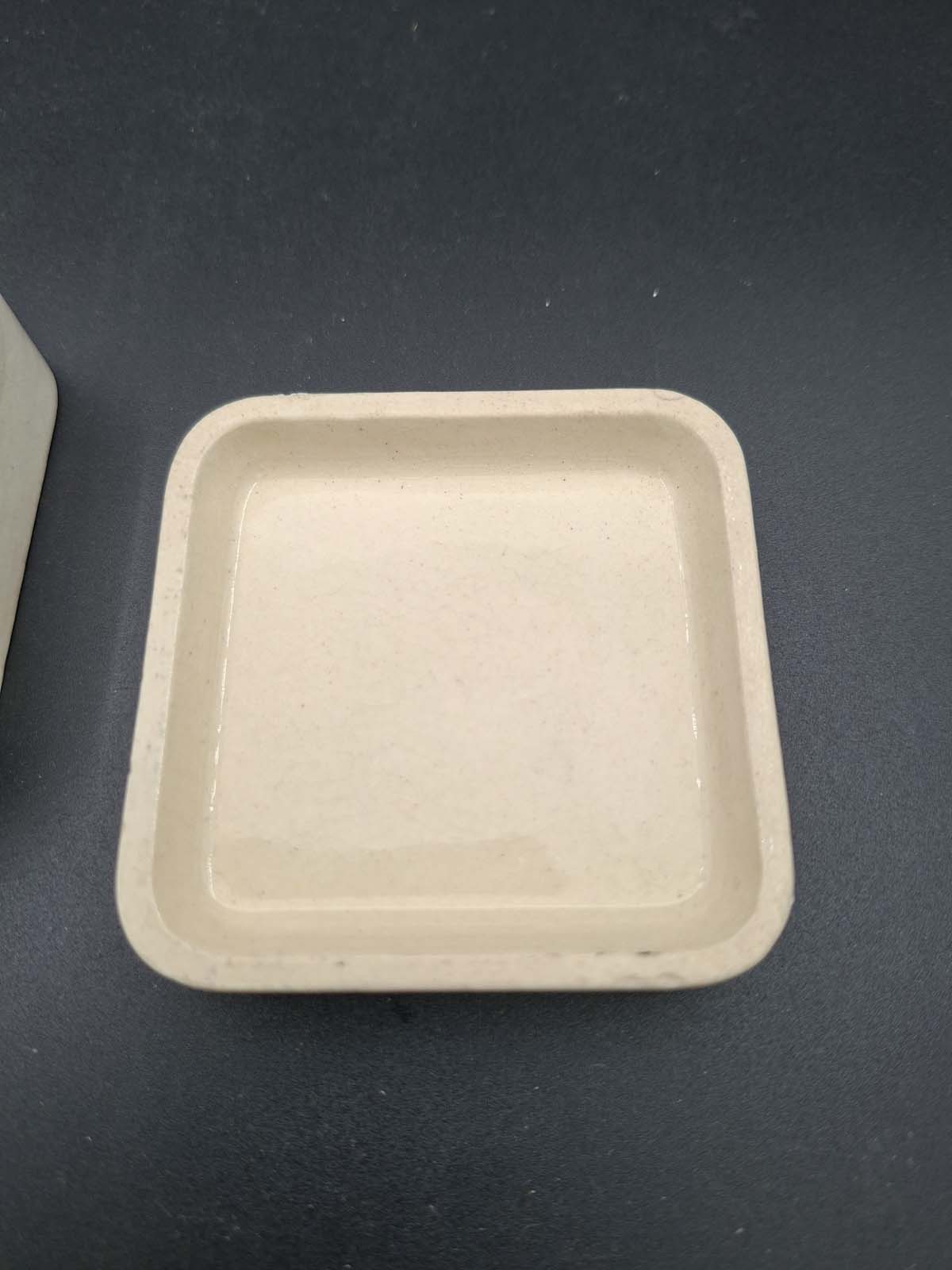 White Rose Paste Pot Lid & Base - Image 5