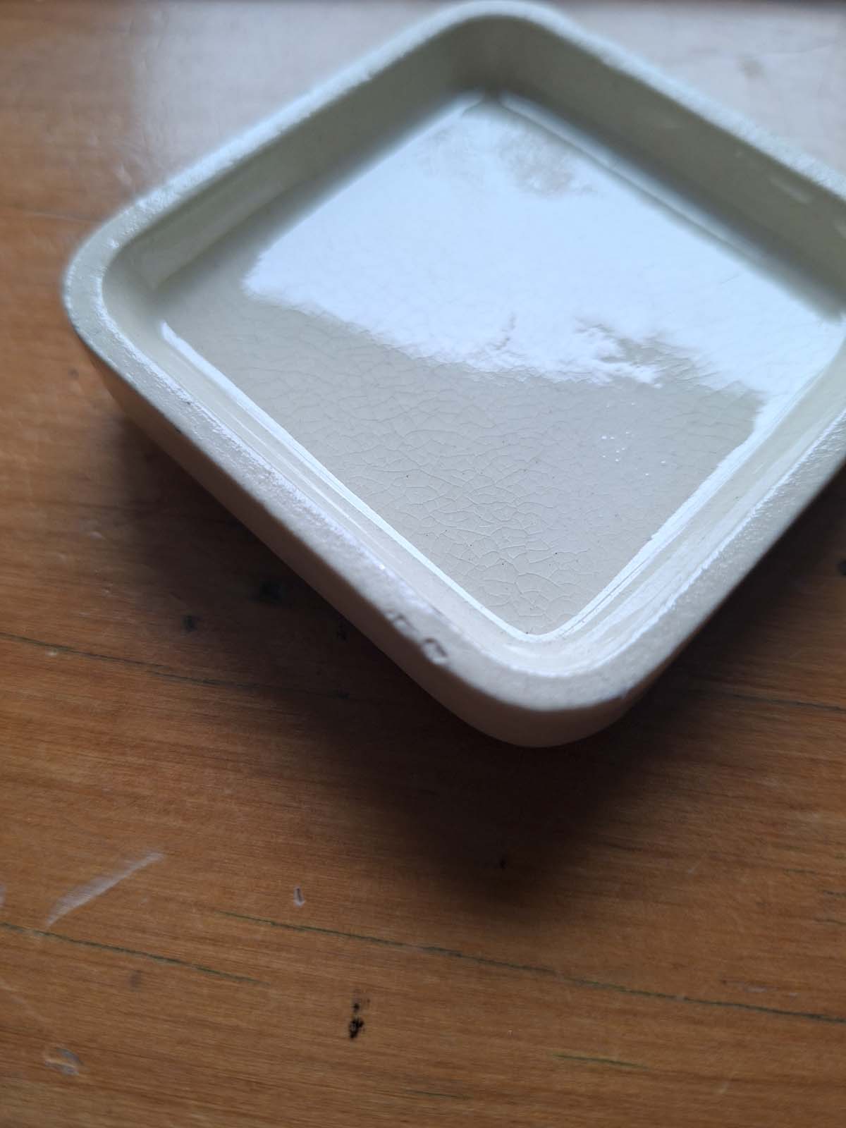 White Rose Paste Pot Lid & Base - Image 8