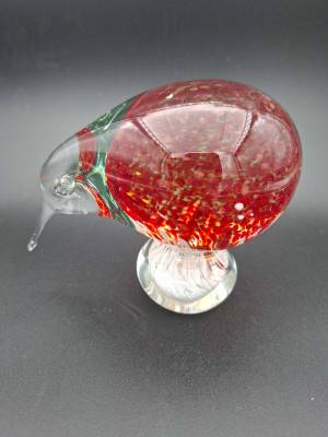 Glass Kiwi Paperweight