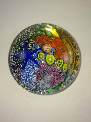 Peter Raos Glass Paperweight