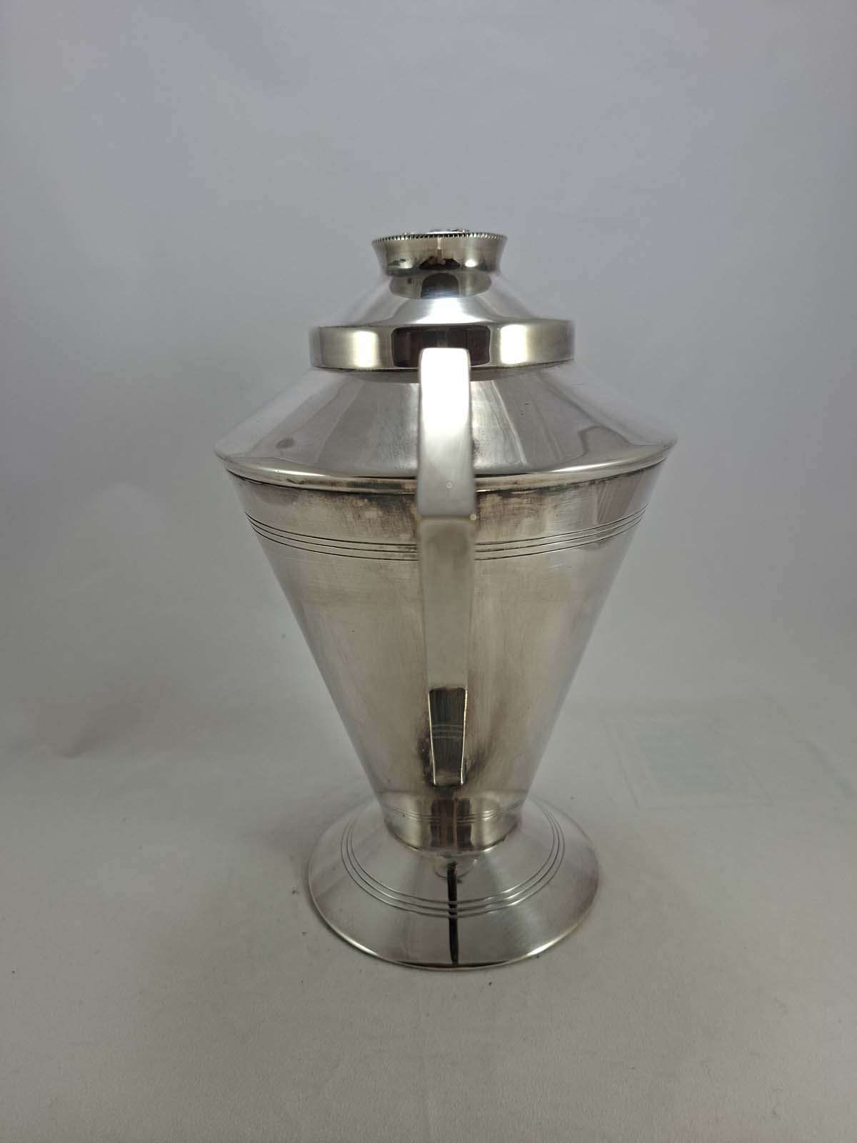 Art Deco Silver Plated Handled Cocktail Shaker - Image 2