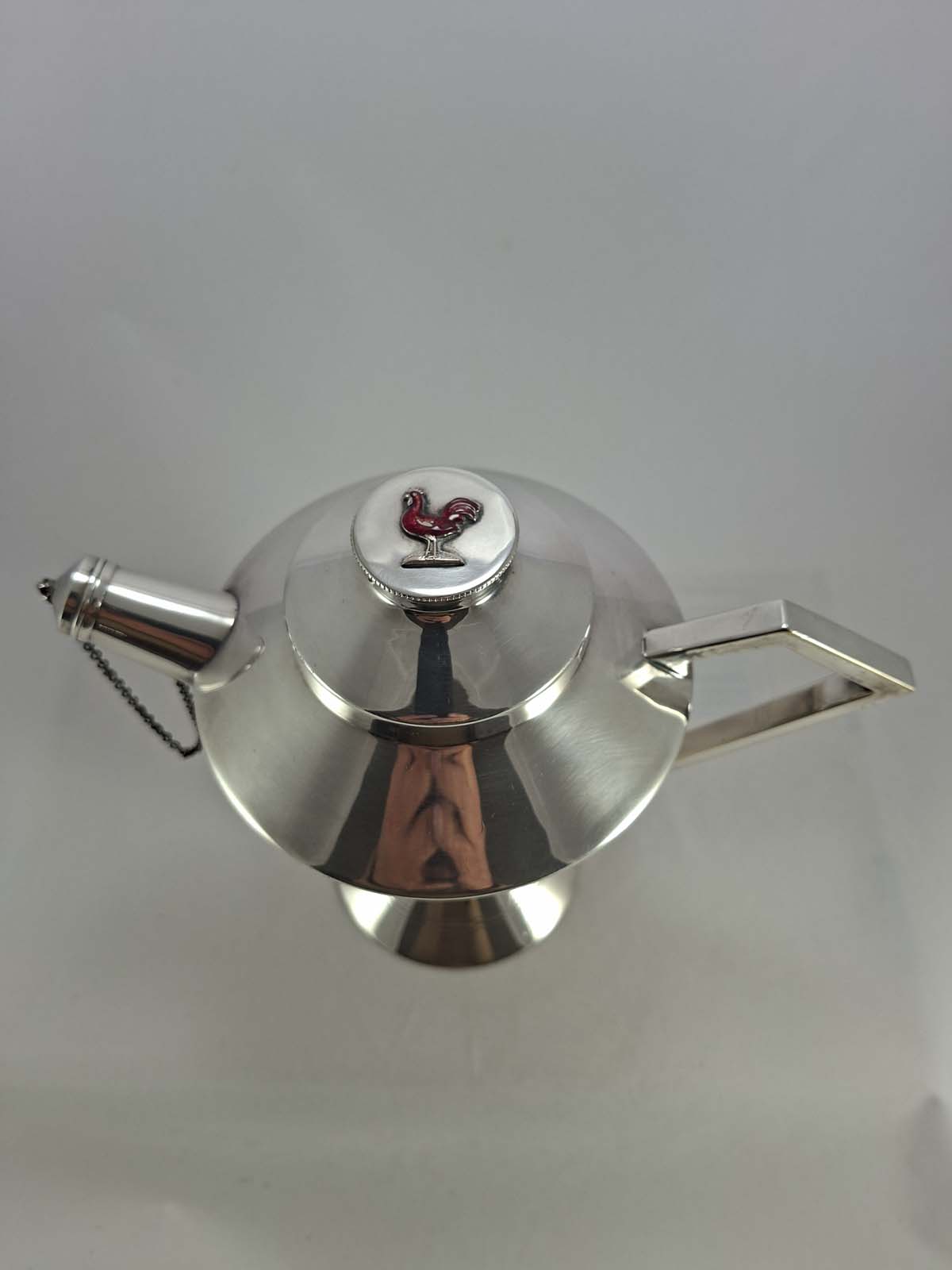 Art Deco Silver Plated Handled Cocktail Shaker - Image 5