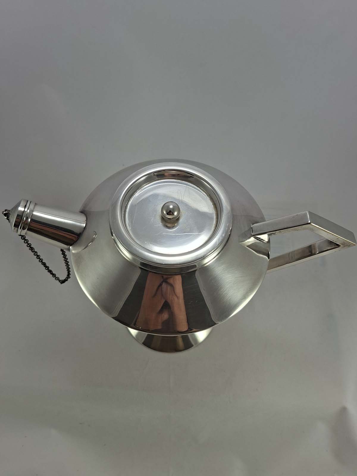 Art Deco Silver Plated Handled Cocktail Shaker - Image 6