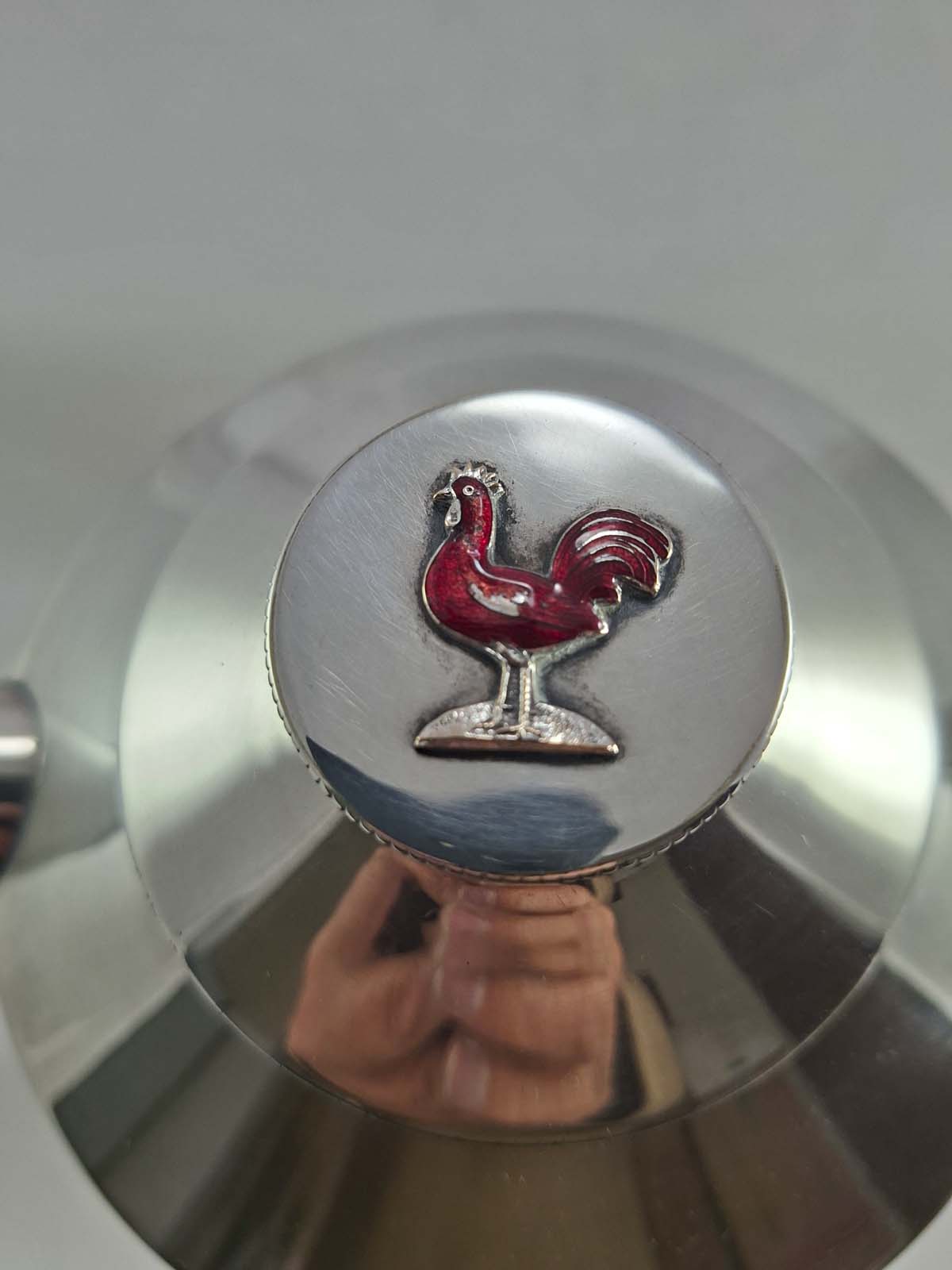 Art Deco Silver Plated Handled Cocktail Shaker - Image 10