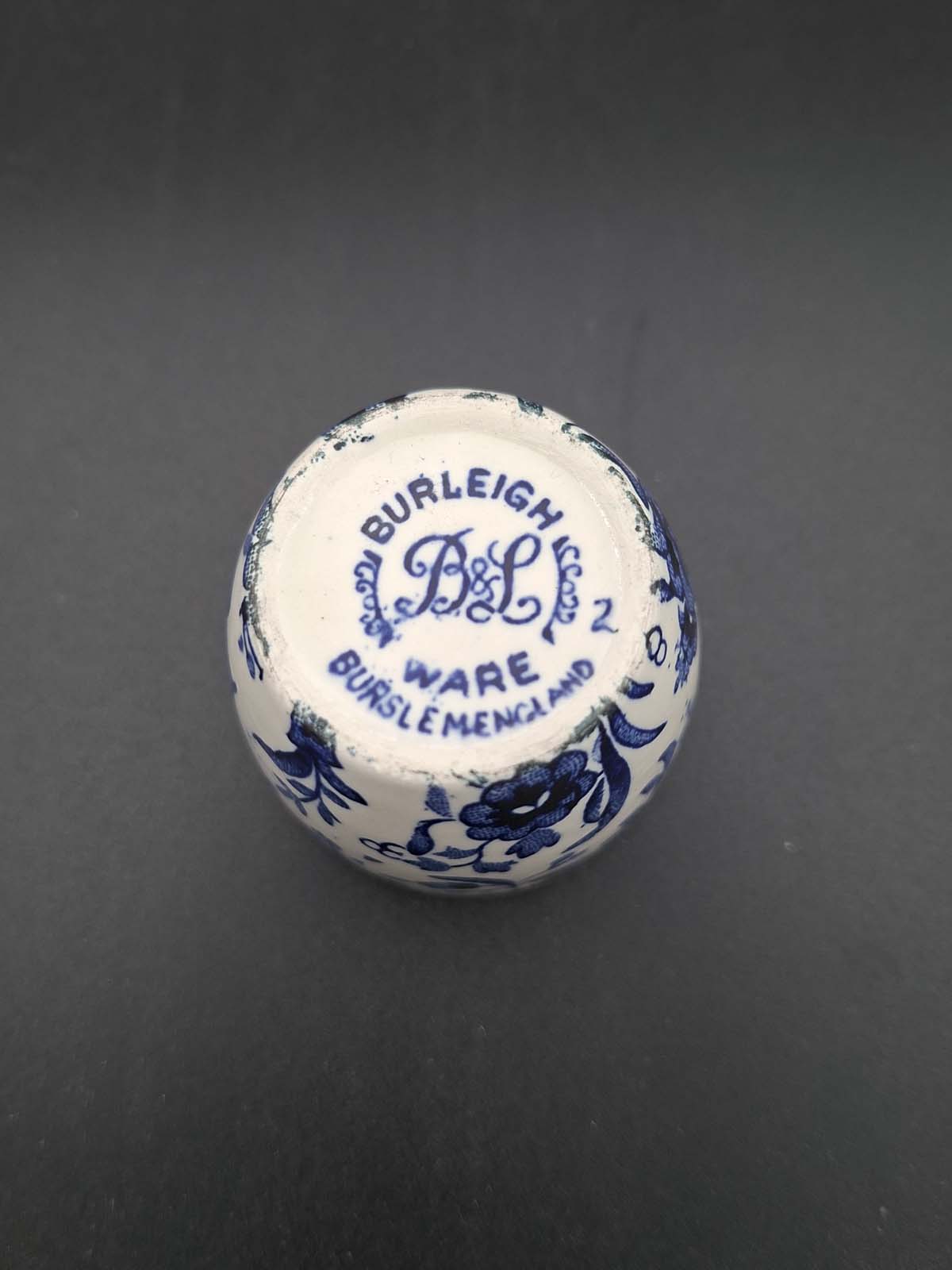 Burleigh Ware Blue Regal Peacock Egg Cup - Image 3