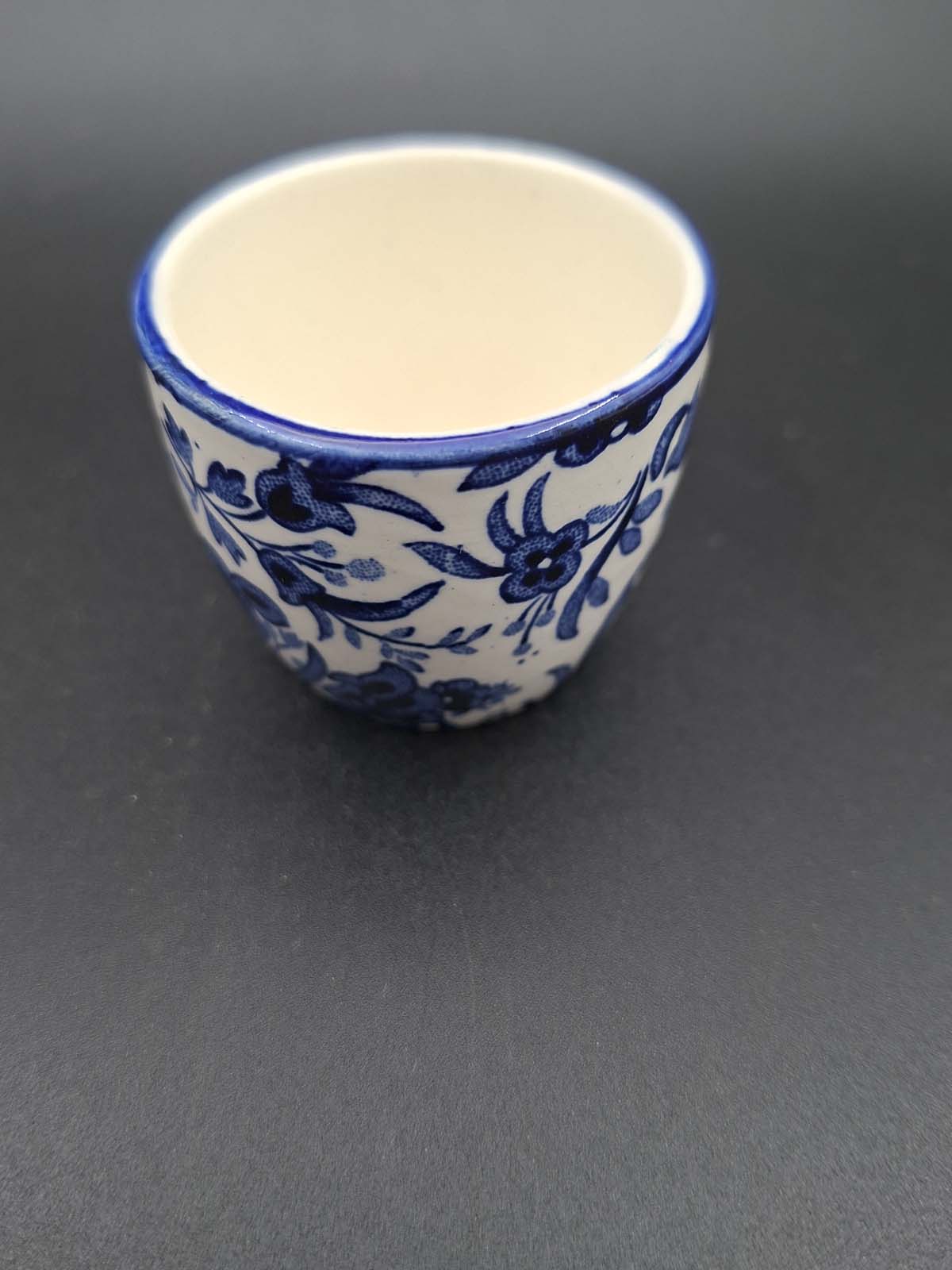 Burleigh Ware Blue Regal Peacock Egg Cup - Image 6