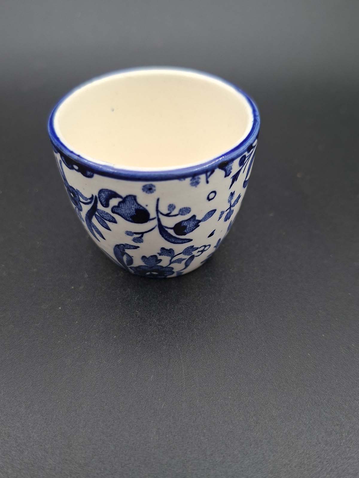 Burleigh Ware Blue Regal Peacock Egg Cup - Image 7