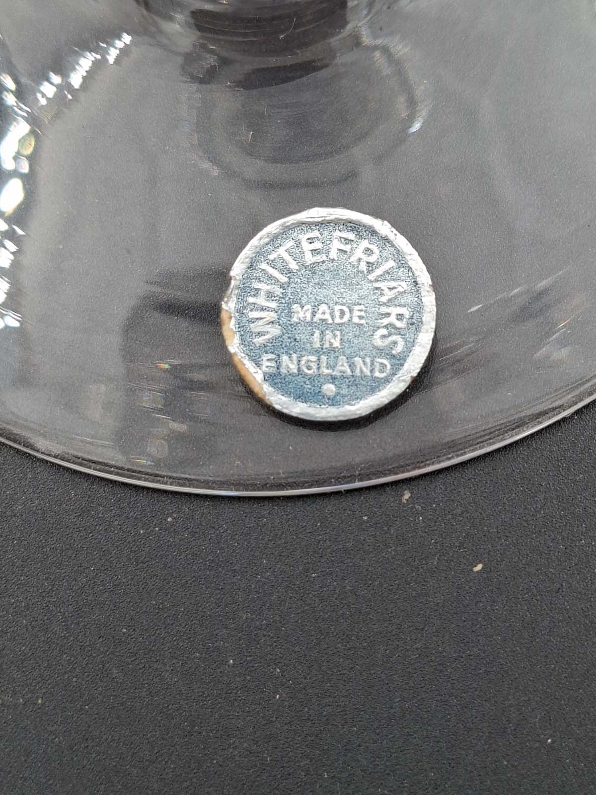 Whitefriars Air Twist QEII Coronation Goblet - Image 3