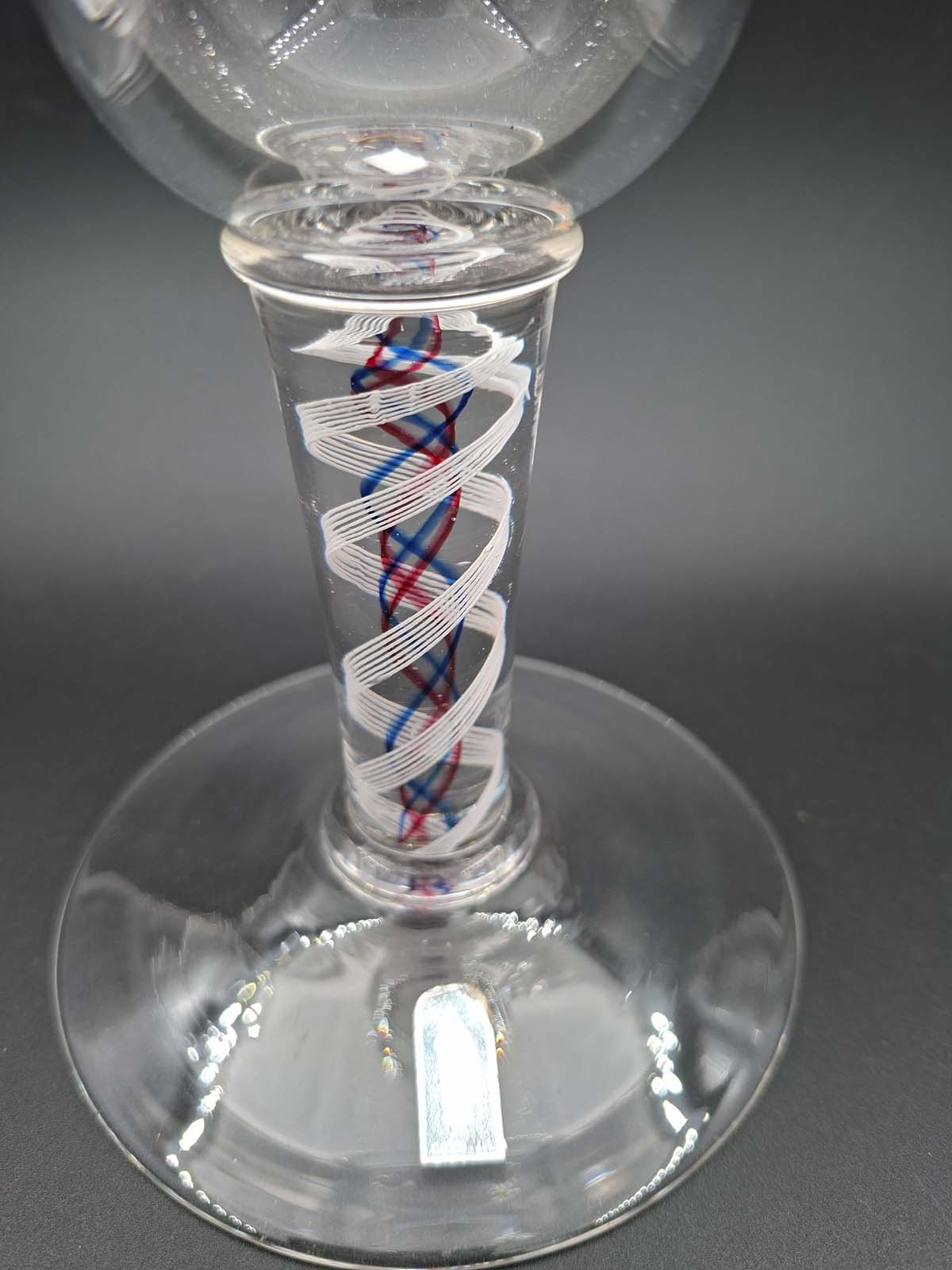 Whitefriars Air Twist QEII Coronation Goblet - Image 6