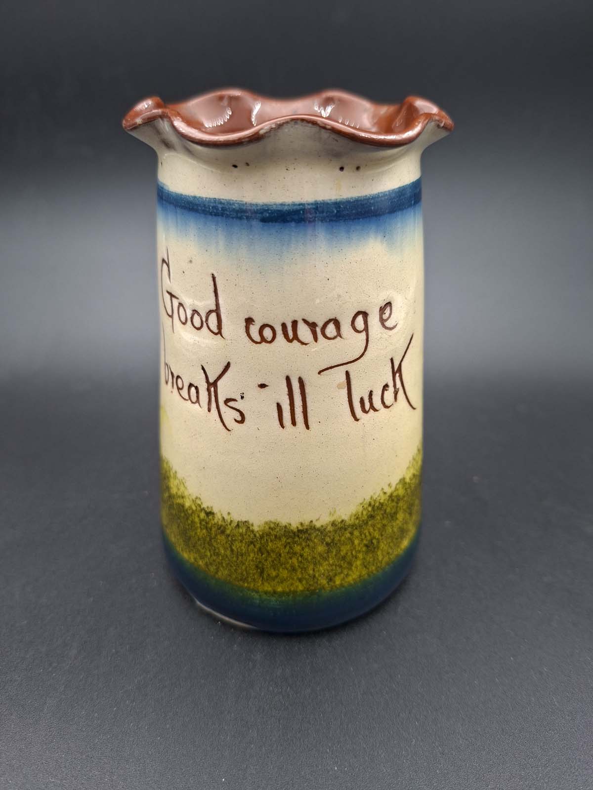 Torquay Motto Ware Vase