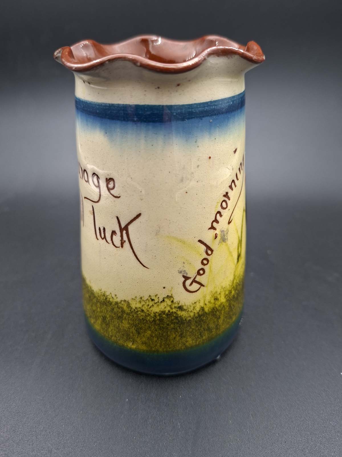 Torquay Motto Ware Vase - Image 6