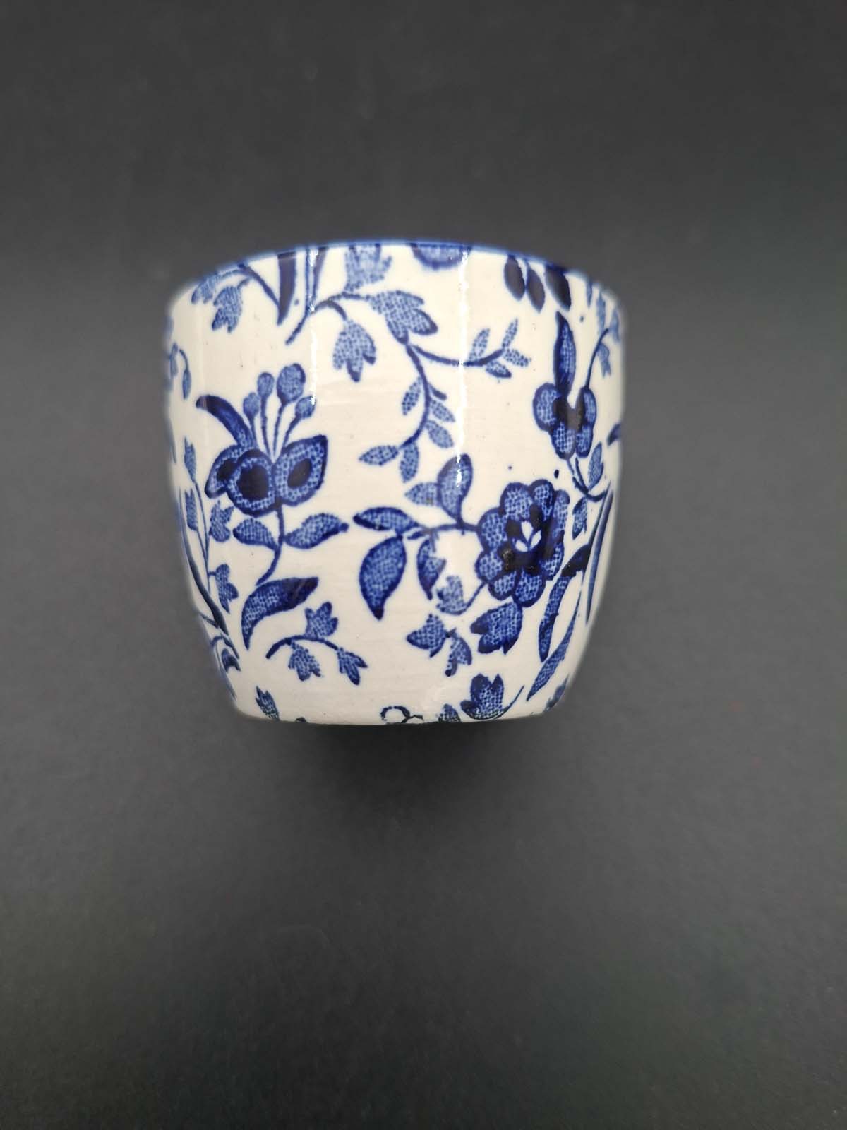 Burleigh Ware Blue Regal Peacock Egg Cup - Image 3
