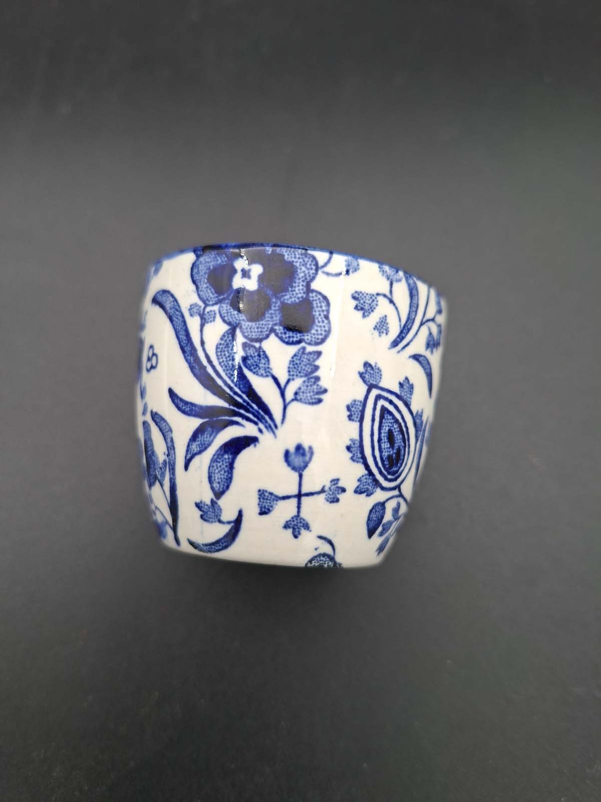 Burleigh Ware Blue Regal Peacock Egg Cup - Image 4