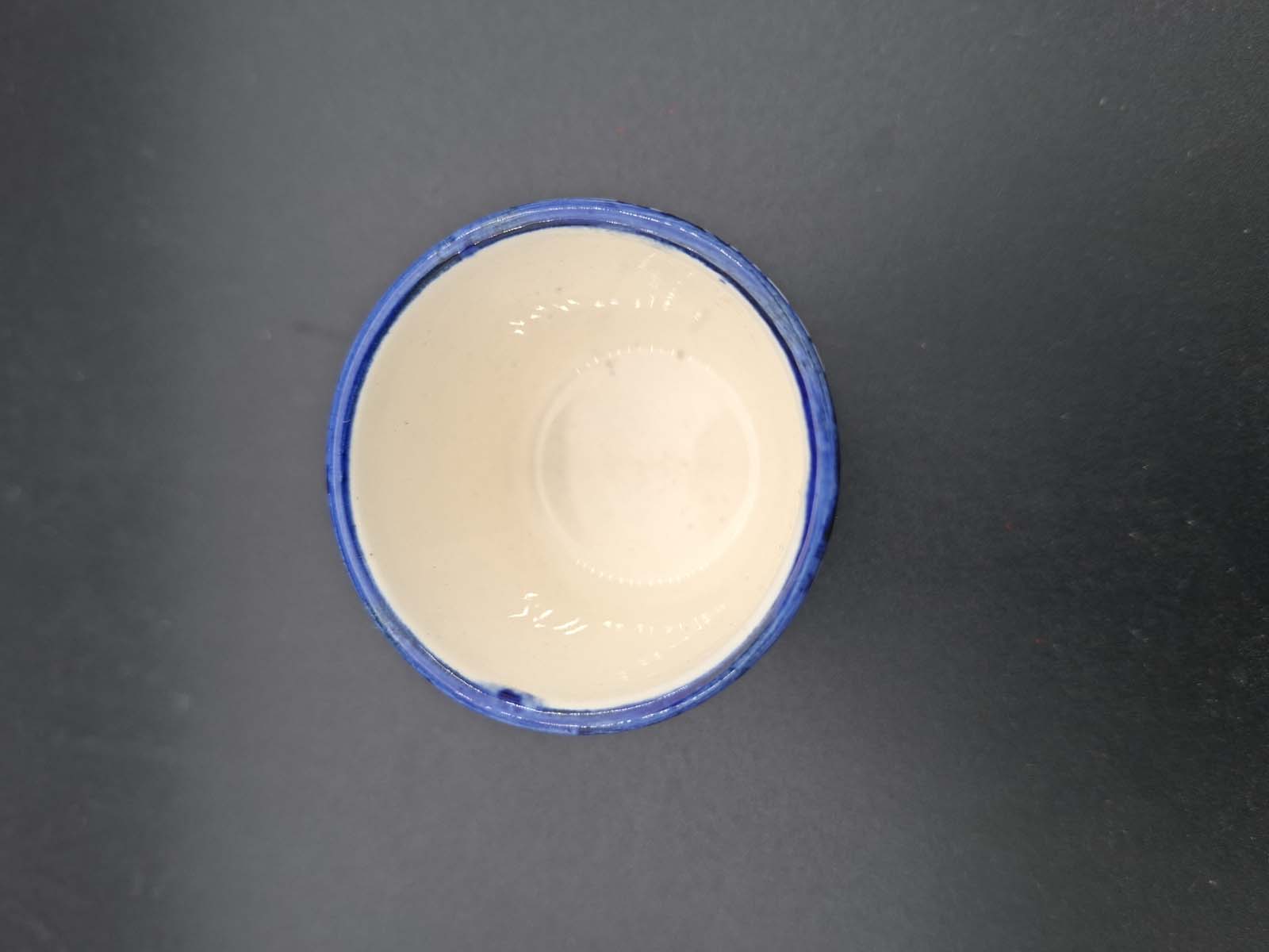 Burleigh Ware Blue Regal Peacock Egg Cup - Image 6