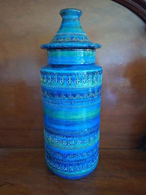 Large Bitossi  Rimini Lidded Vase