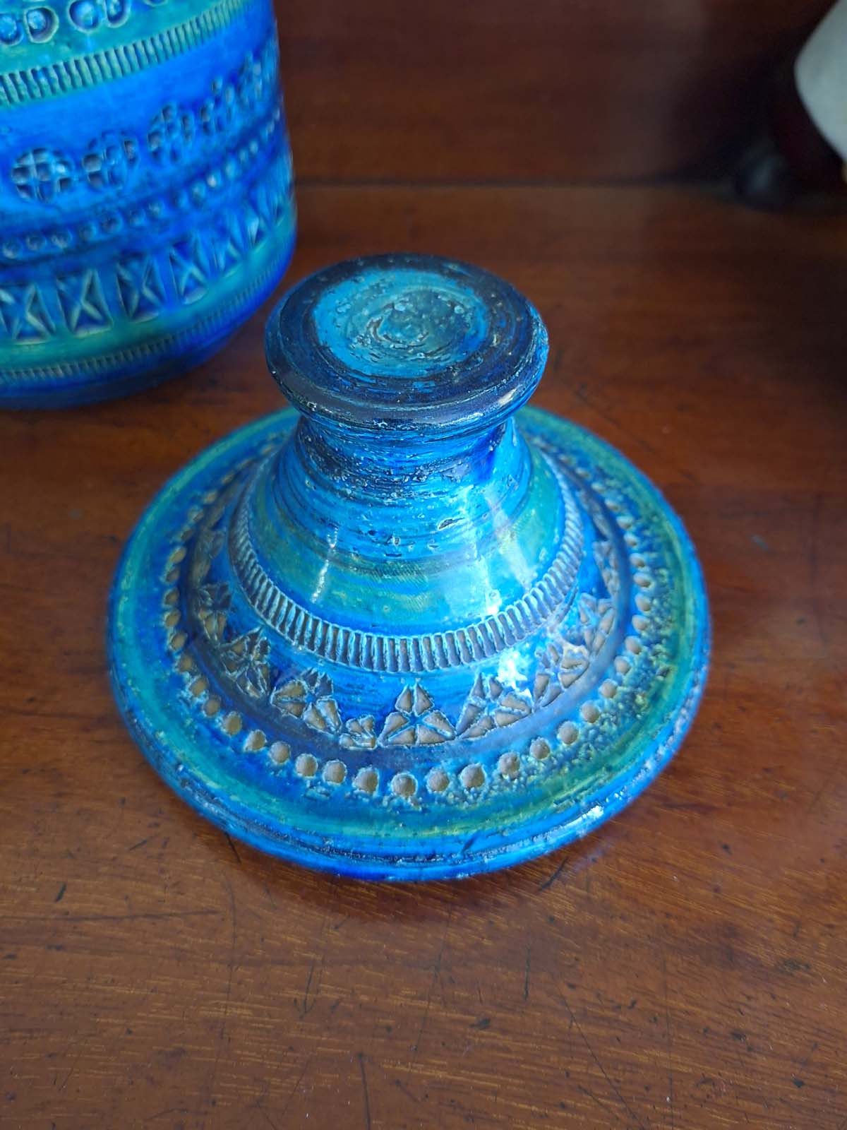 Large Bitossi Rimini Lidded Vase - Image 2