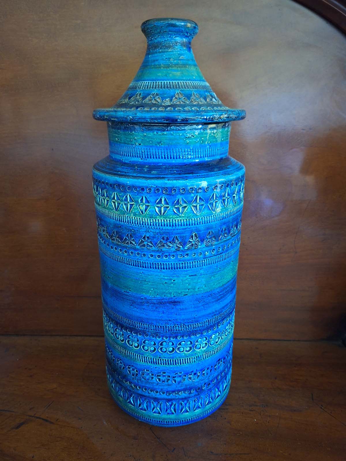 Large Bitossi Rimini Lidded Vase - Image 7