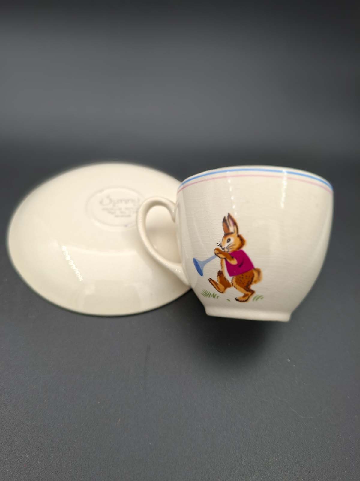 Crown Lynn “Bunny” Demitasse Cup & Saucer - Image 6