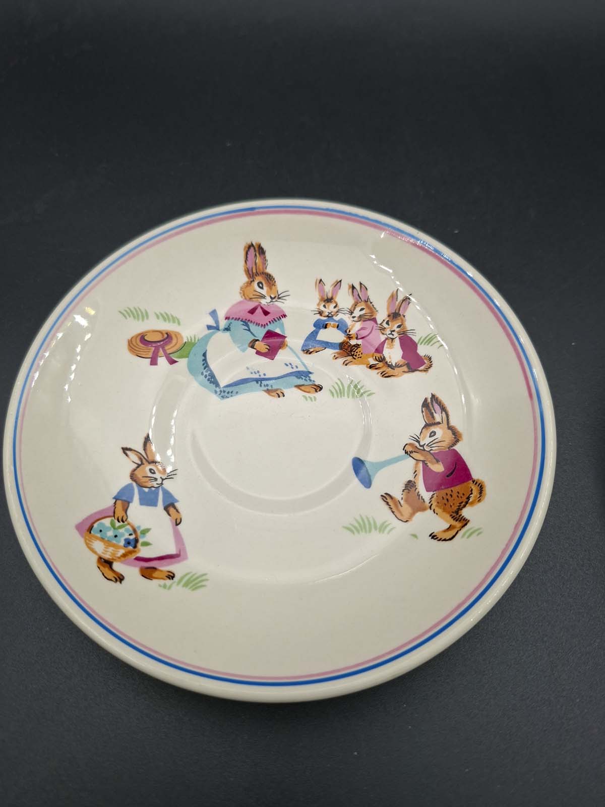 Crown Lynn “Bunny” Demitasse Cup & Saucer - Image 5