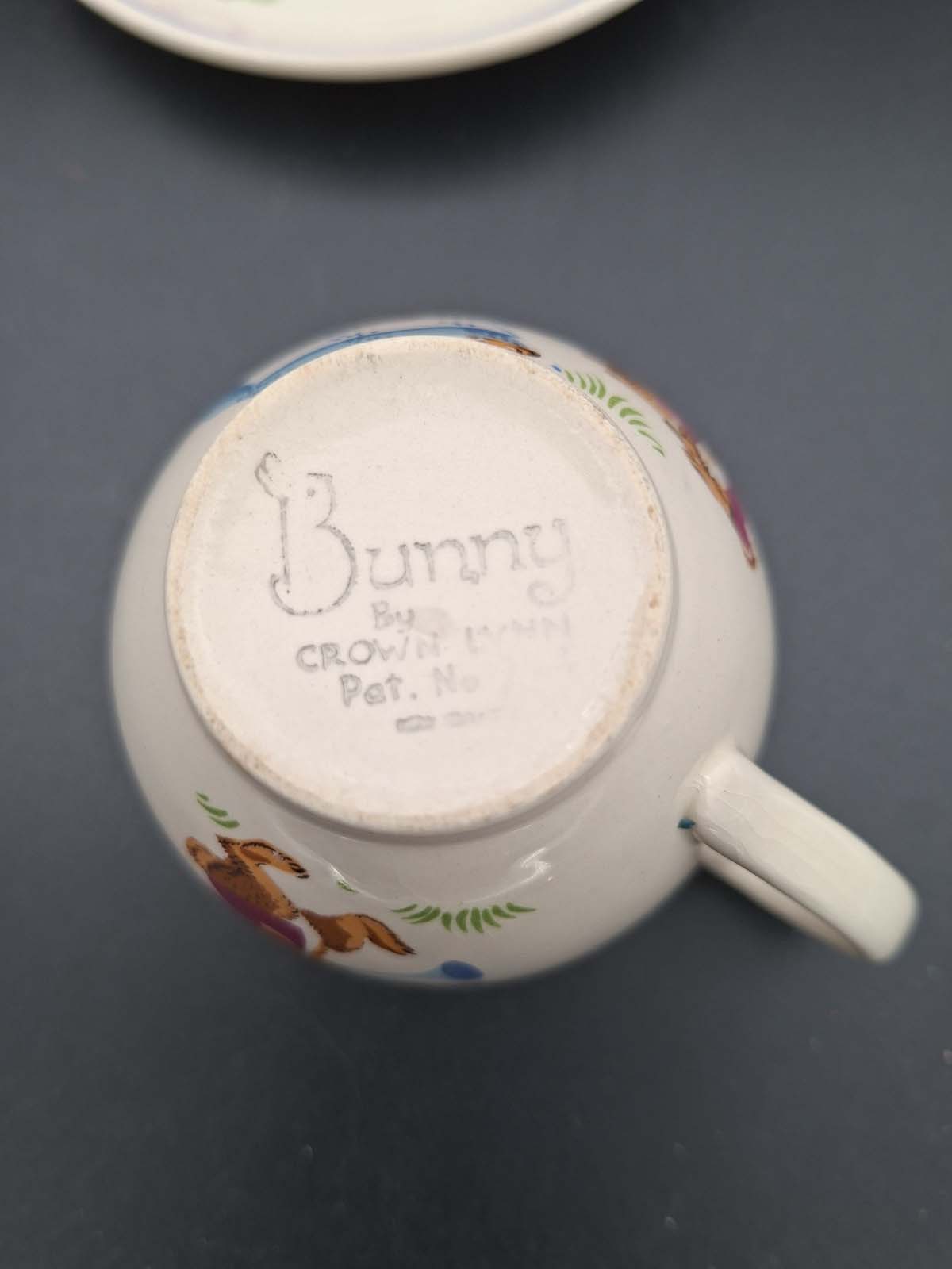 Crown Lynn “Bunny” Demitasse Cup & Saucer - Image 3