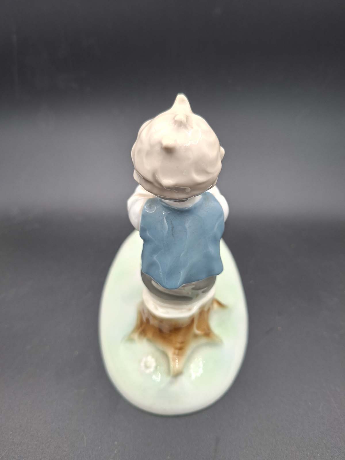 Boy Playing the Flute by Metzler & Ortloff - Image 4