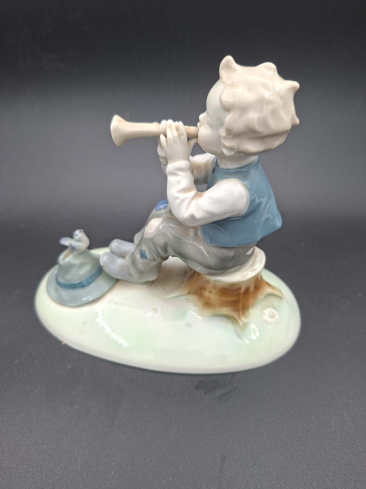 Boy Playing the Flute by Metzler & Ortloff - Image 5