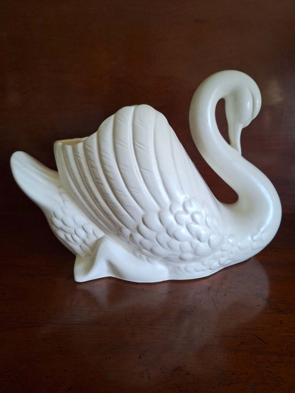 Crown Lynn Large White Swan - Image 3