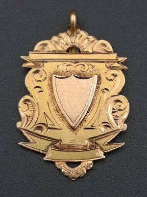 15ct Gold Medallion Highland Fling Mangatainoka