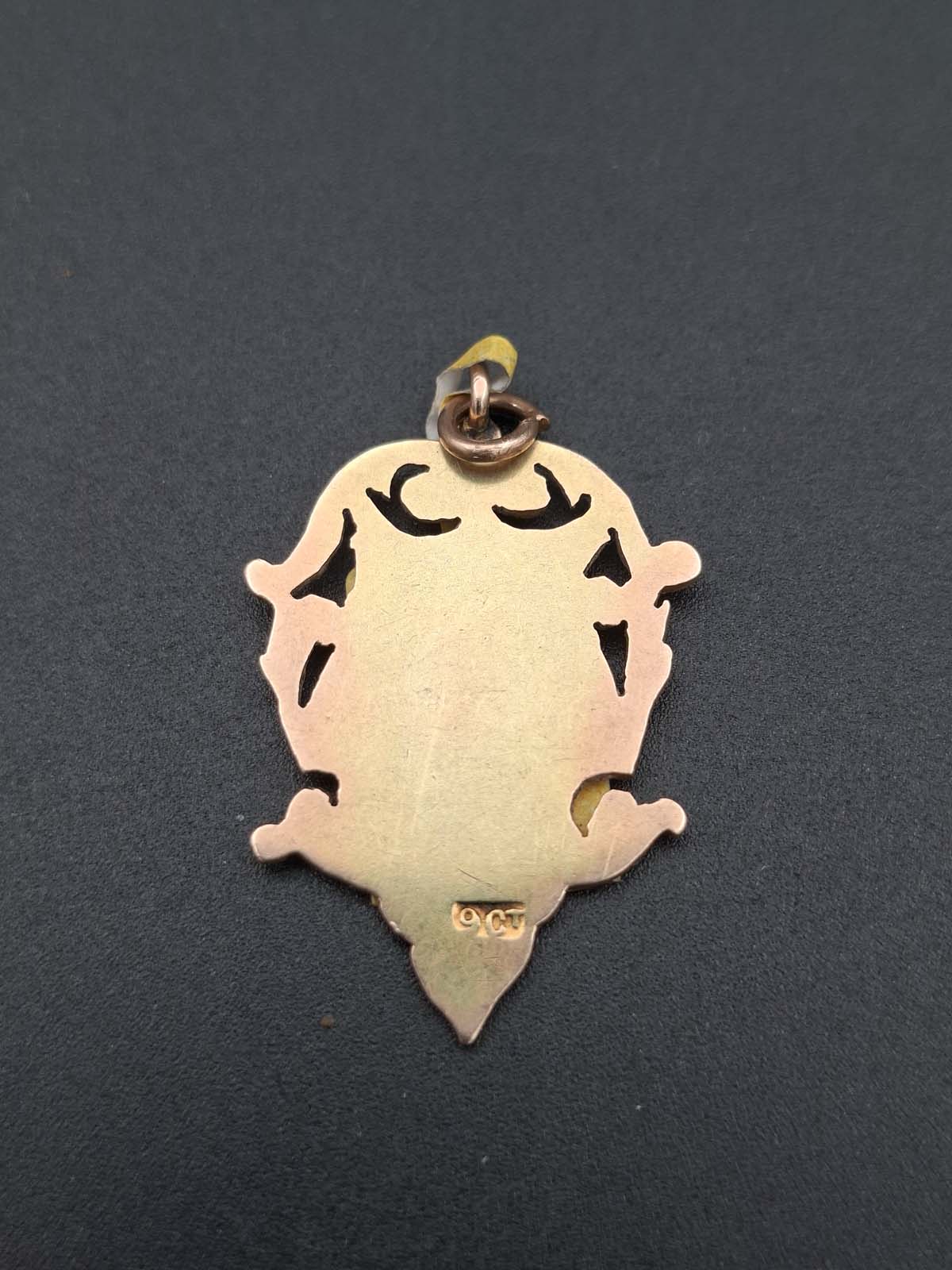 9ct Gold Medallion - Image 2