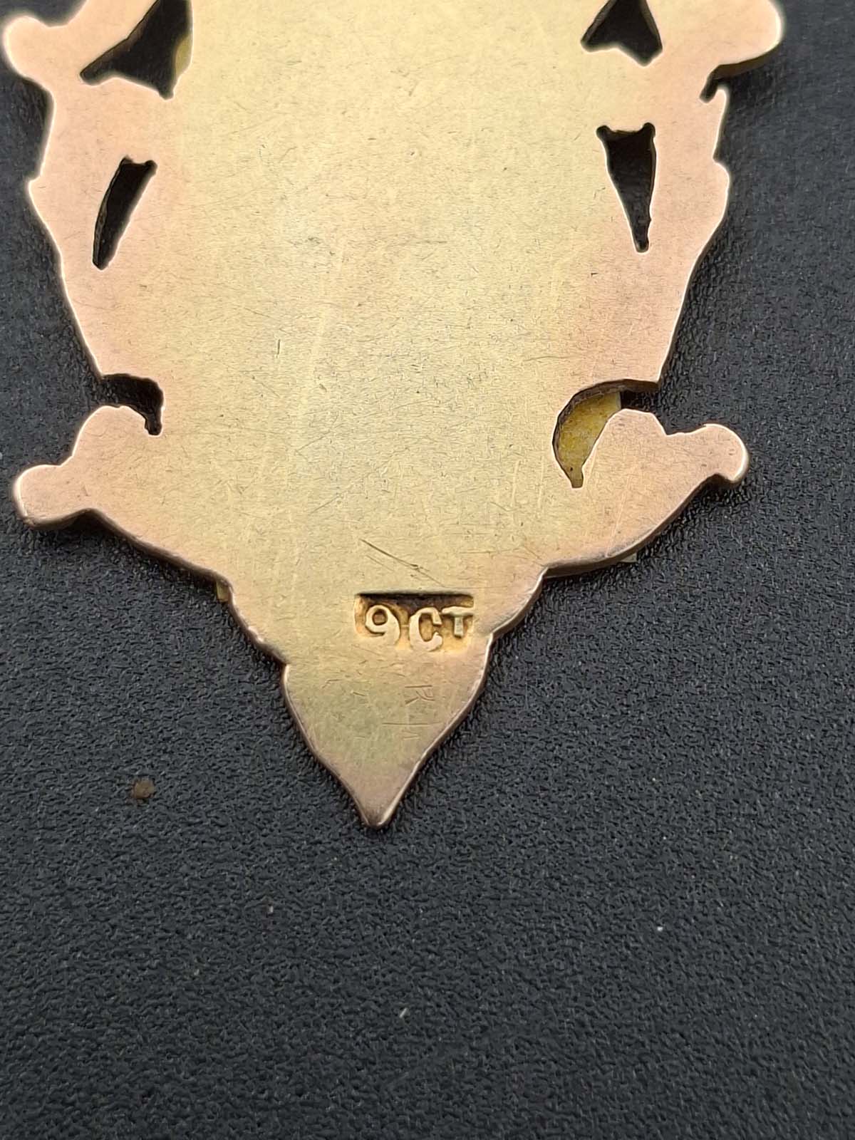 9ct Gold Medallion - Image 3