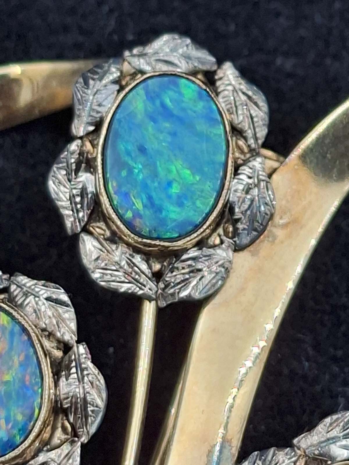 9ct Gold Opal Brooch (With Valuation) - Image 9