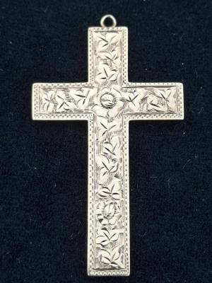 9ct Hollow Gold Cross Pendant