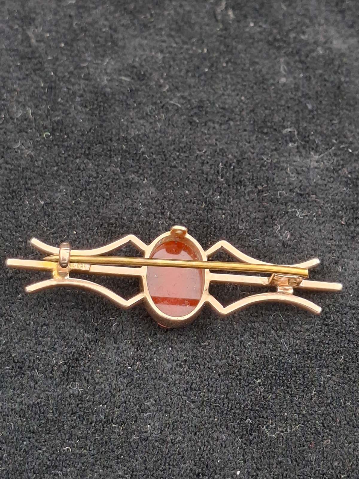 9ct Gold Cameo Brooch / Pendant - Image 5