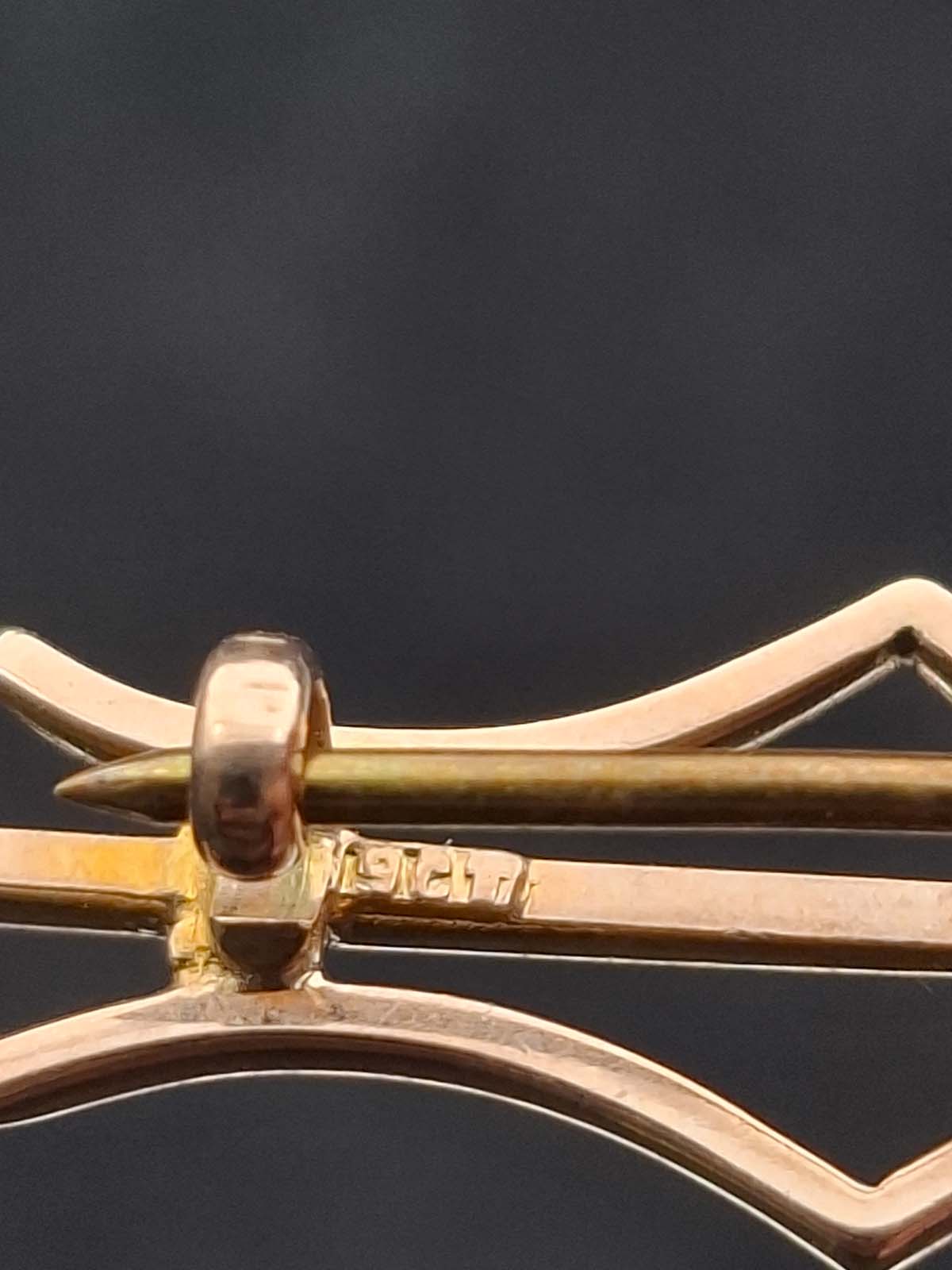 9ct Gold Cameo Brooch / Pendant - Image 6