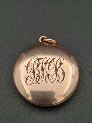 9ct Gold Double Sided Locket by Frank Grady (Wellington)