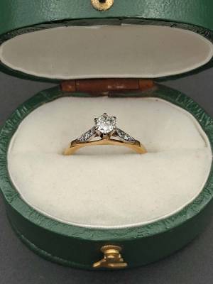 Diamond Solitaire Ring (With Valuation)