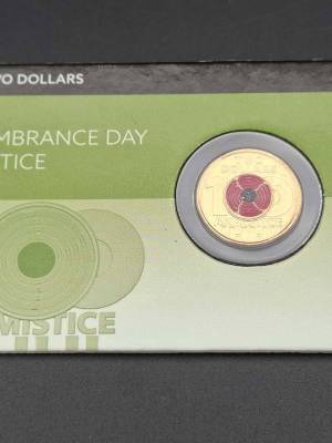 2018 Australian Armistice Two Dollar Proof Coin