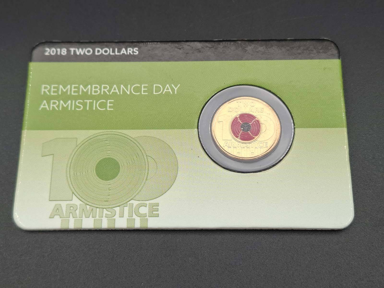 2018 Australian Armistice Two Dollar Proof Coin