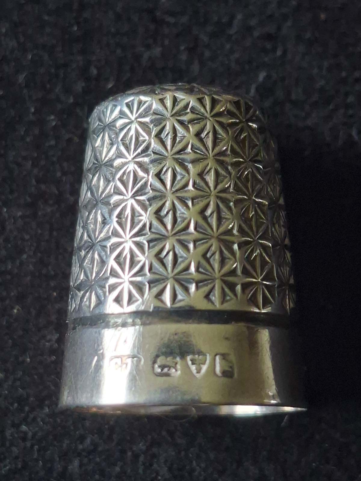 Sterling Silver Thimble by Charles Horner