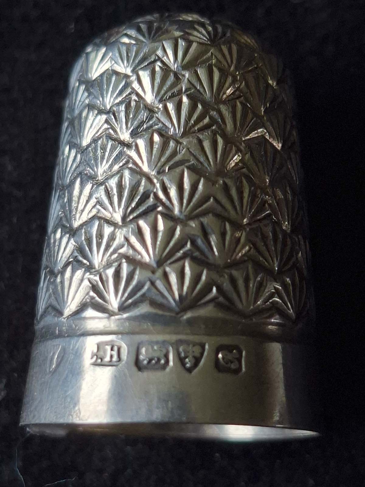 Sterling Silver Thimble by Charles Horner
